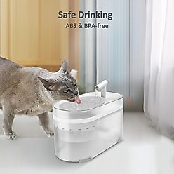 PATPET WF05 Automatic Dog & Cat Water Fountain, White slide 2 of 7