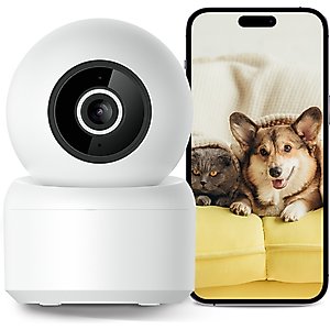 PATPET WIFI Monitoring Auto Focus Camera, White