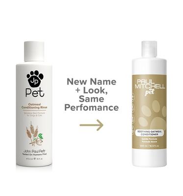 Show full view: Paul Mitchell Pet Soothing Oatmeal Dog, Cat & Small Pet Conditioner, 128-fl oz bottle slide 2 of 6