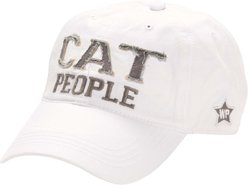 Pavilion Cat People Adjustable Hat, White