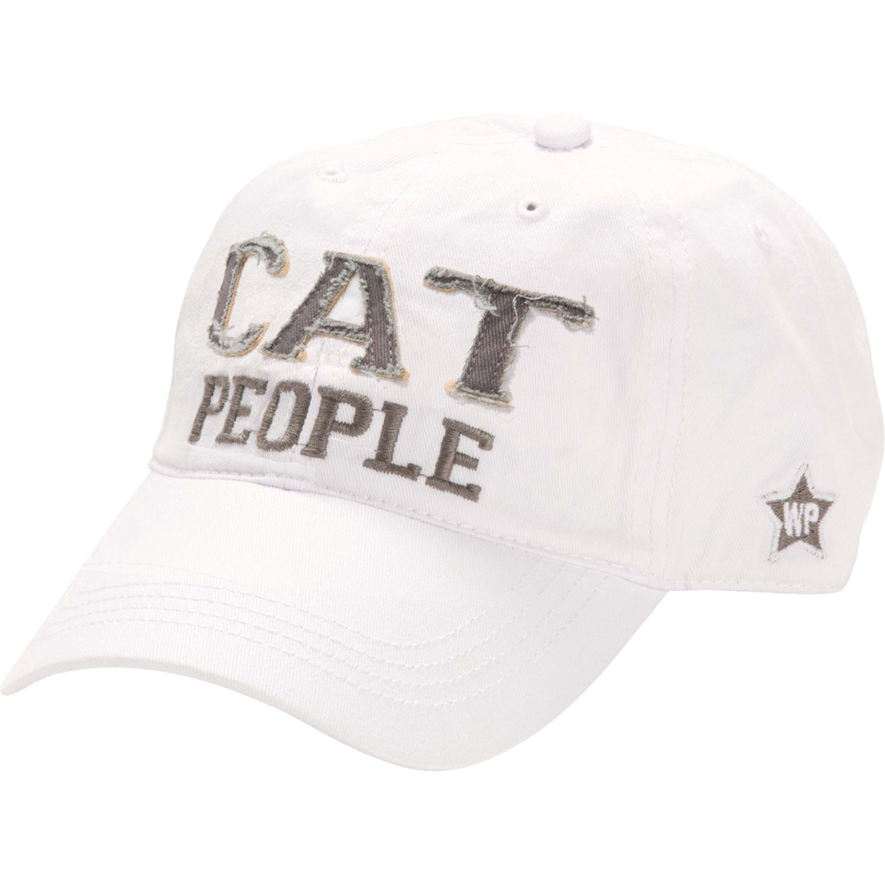 Pavilion Cat People Adjustable Hat, White
