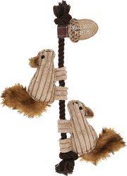 Pavilion Nuts about Playtime Rope Plush Dog Toy, Brown, 15.5-in