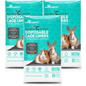 Bunny Litter Box Paw Inspired Guinea Pig Cage Liner Pads