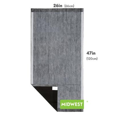 Show full view: Paw Inspired Bamboo Disposable Small Pet Liner Pee Pads & Bedding, Midwest, 47x26-in, 8 count slide 2 of 8