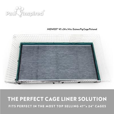 Show full view: Paw Inspired Bamboo Disposable Small Pet Liner Pee Pads & Bedding, Midwest, 47x26-in, 8 count slide 4 of 8