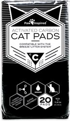 Paw Inspired Cat Litter Pads, 20 count, Carbon