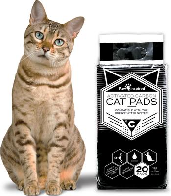 Show full view: Paw Inspired Cat Litter Pads, 20 count, Carbon slide 2 of 7