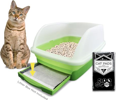 Show full view: Paw Inspired Cat Litter Pads, 20 count, Carbon slide 4 of 7