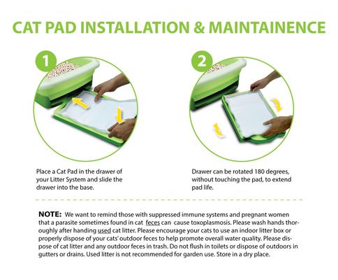 Show full view: Paw Inspired Cat Litter Pads, 20 count, Scented slide 4 of 6