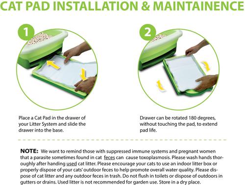 Show full view: Paw Inspired Cat Litter Pads, 20 count, Teal slide 4 of 6