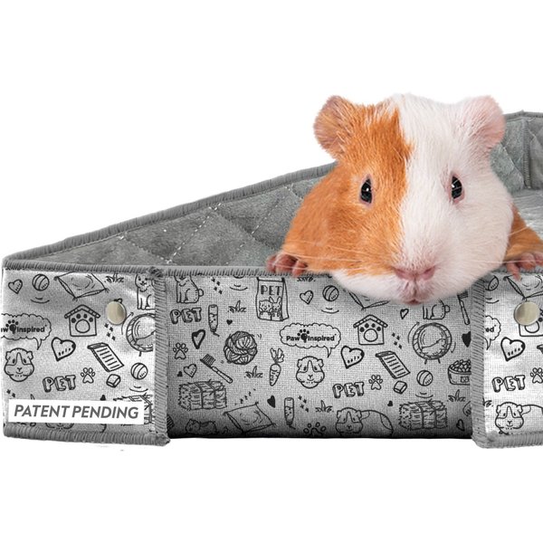 Paw Inspired PopCorner Washable Fleece Guinea Pig Cage Liner