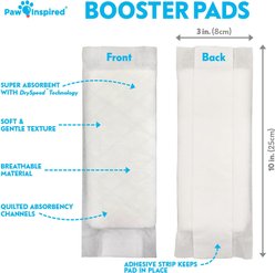 Paw Inspired Dog Diaper Pad Liners, 30 count slide 2 of 7