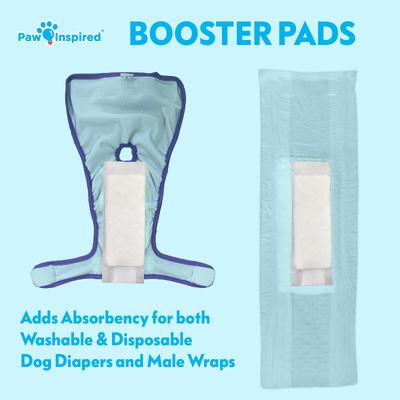 Show full view: Paw Inspired Dog Diaper Pad Liners, 30 count slide 3 of 9