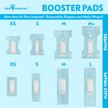 Show in main carousel: Paw Inspired Dog Diaper Pad Liners, 30 count slide 4 of 9