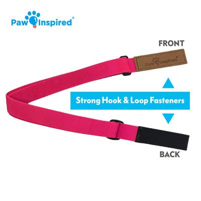 Show full view: Paw Inspired Dog Diaper Suspenders, Pink, X-Small/Small slide 5 of 9