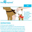 Show in main carousel: Paw Inspired Dog Diaper Suspenders, X-Small/Small slide 8 of 11