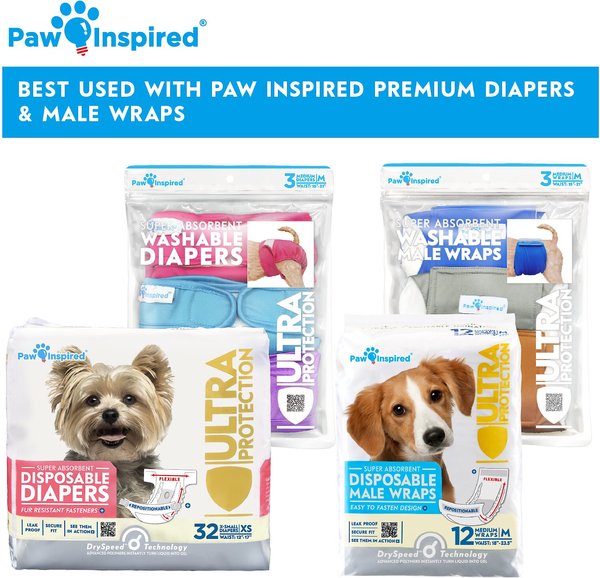 Show full view: Paw Inspired Dog Diaper Suspenders, X-Small/Small slide 9 of 11