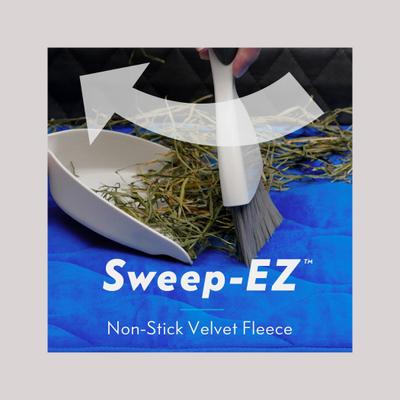 Show full view: Paw Inspired Fleece Cage Liner Small Pet Pee Pads & Bedding, 12x12-in, 3 count, Blue slide 4 of 10