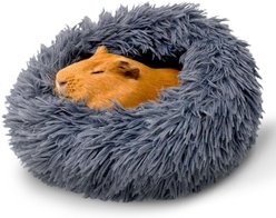 Paw Inspired Furr-O Burrowing Guinea Pig & Small Pet Bed, Dark Gray