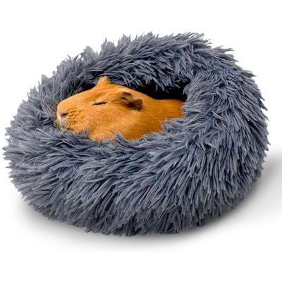 Paw Inspired Paw Inspired Furr-O Burrowing Guinea Pig & Small Pet Bed, Dark Gray