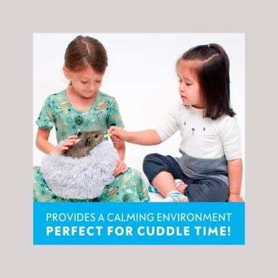 Show full view: Paw Inspired Furr-O Burrowing Guinea Pig & Small Pet Bed, Light Gray slide 5 of 8