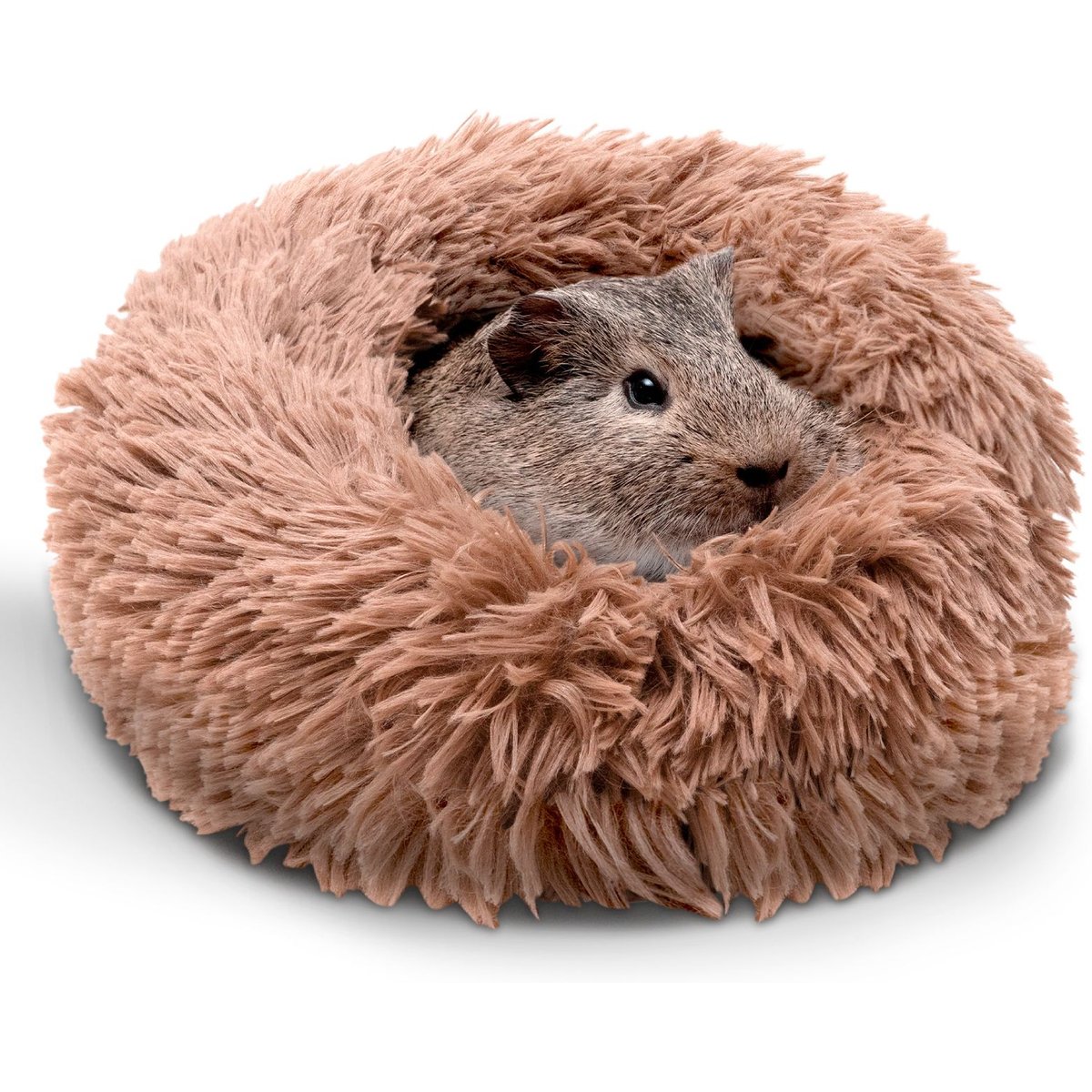 Paw Inspired Furr-O Burrowing Guinea Pig & Small Pet Bed, Tan