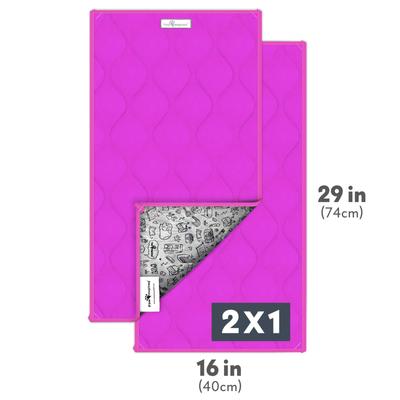 Show full view: Paw Inspired Guinea Pig Fleece Cage Liners & Bedding, 2 count, Pink slide 4 of 8