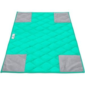 Paw Inspired PopCorner Washable Fleece Guinea Pig Cage Liner, C&C 2x3, Green