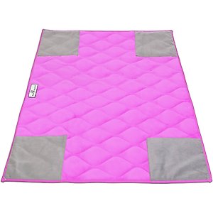 Paw Inspired PopCorner Washable Fleece Guinea Pig Cage Liner, C&C 2x3, Pink