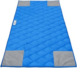 Paw Inspired PopCorner Washable Fleece Guinea Pig Cage Liner, C&C 2x4, Blue