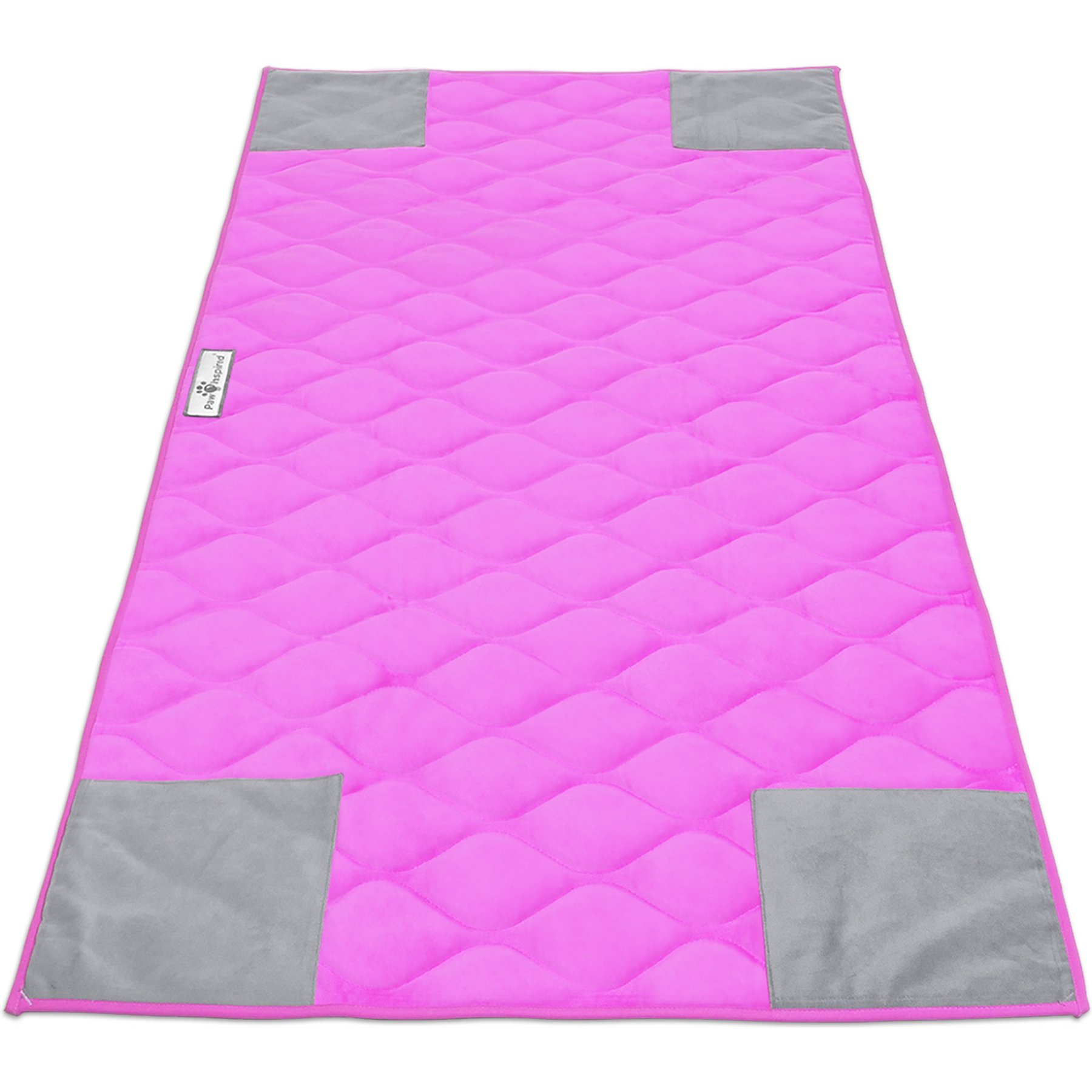 Paw Inspired PopCorner Washable Fleece Guinea Pig Cage Liner, C&C 2x4, Pink