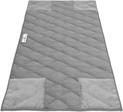 Paw Inspired PopCorner Washable Fleece Guinea Pig Cage Liner, Midwest, Gray