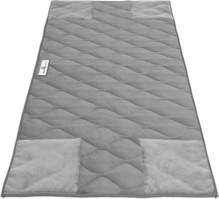 Show full view: Paw Inspired PopCorner Washable Fleece Guinea Pig Cage Liner, Midwest, Gray slide 1 of 8