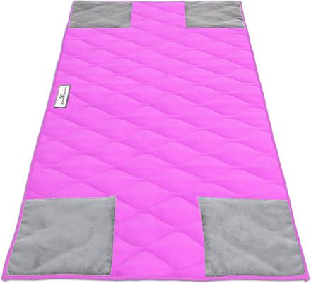 Show full view: Paw Inspired PopCorner Washable Fleece Guinea Pig Cage Liner, Midwest, Pink slide 1 of 8