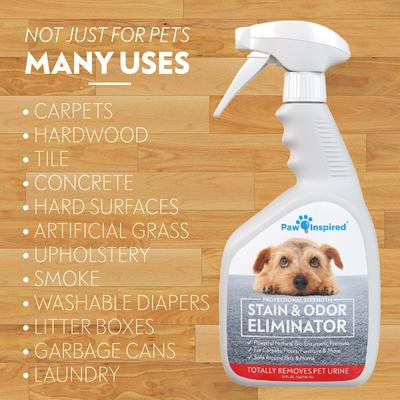 Show full view: Paw Inspired Professional Dog Stain & Odor Eliminator Spray, 32-fl oz bottle slide 5 of 7