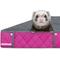 Show in main carousel: Paw Inspired Reversible with Raised Sides Critter Box Fleece Small Pet Cage Liner, Gray/Pink slide 1 of 7