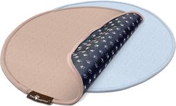 Paw Inspired Round Whelping Washable Dog Pee Pads, 2 count, 17-in