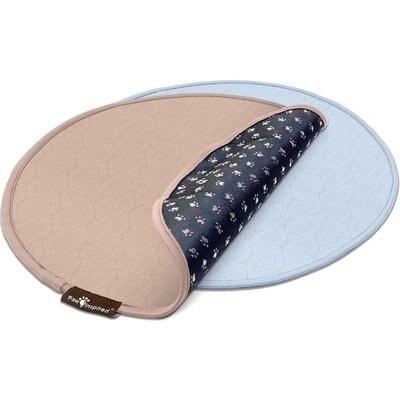 Paw Inspired Paw Inspired Round Whelping Washable Dog Pee Pads, 2 count, 17-in