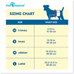 Paw Inspired Ultra Protection Disposable Belly Band Male Dog Wraps, Large: 23.5 to 31.5-in waist, 12 count slide 2 of 7