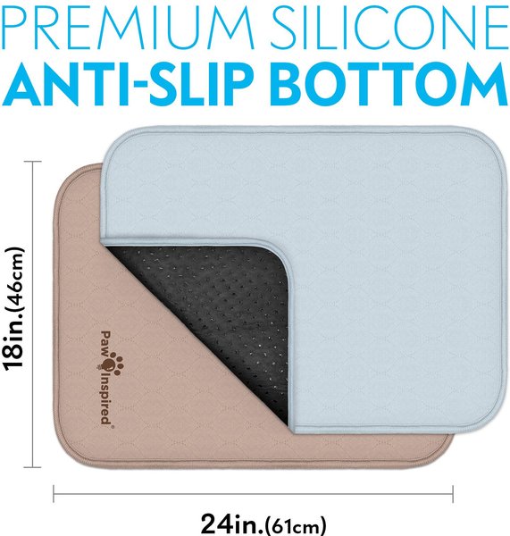 Show full view: Paw Inspired Washable Dog Pee Pads, 24" x 18, 2 count slide 2 of 9