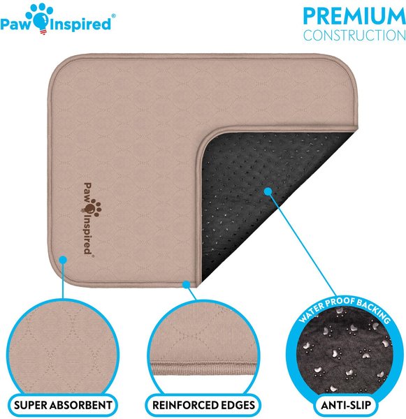 Show full view: Paw Inspired Washable Dog Pee Pads, 24" x 18, 2 count slide 4 of 9
