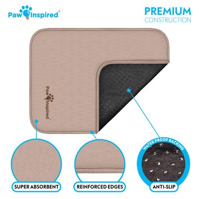 Show full view: Paw Inspired Washable Dog Pee Pads, 24" x 18, 2 count slide 4 of 9