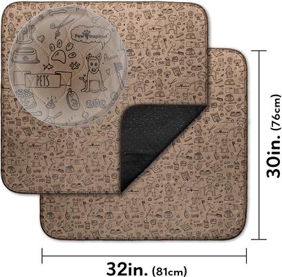 Show full view: Paw Inspired Washable Dog Pee Pads, 32 x 30-in pattern, 2 count, Unscented slide 2 of 10