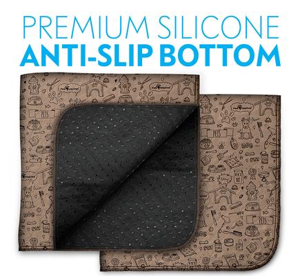 Show full view: Paw Inspired Washable Dog Pee Pads, 32 x 30-in pattern, 2 count, Unscented slide 3 of 10