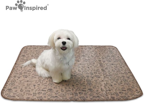 Show full view: Paw Inspired Washable Dog Pee Pads, 32 x 30-in pattern, 2 count, Unscented slide 5 of 10