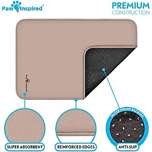 Paw Inspired Washable Dog Pee Pads, 34 x 22-in, 2 count, Unscented