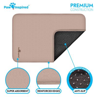 Show full view: Paw Inspired Washable Dog Pee Pads, 34 x 22-in, 2 count, Unscented slide 5 of 10
