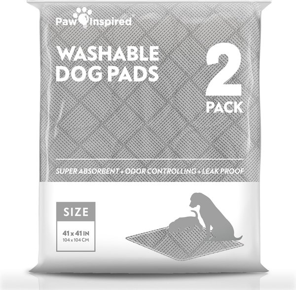 Show full view: Paw Inspired Washable Dog Pee Pads, 41 x 41-in, 2 count, Unscented slide 6 of 10