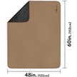 Show in main carousel: Paw Inspired Washable Dog Pee Pads, 48 x 60-in, 1 count, Unscented slide 2 of 10