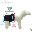 Show in main carousel: Paw Inspired Washable Female Dog Diaper, Black, Black Lining, Small, 3 count slide 5 of 10